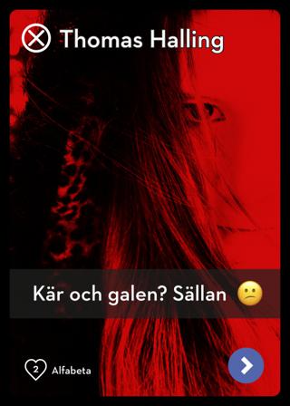 Kär och galen? Sällan - Bok av Thomas Halling - Kartonnage