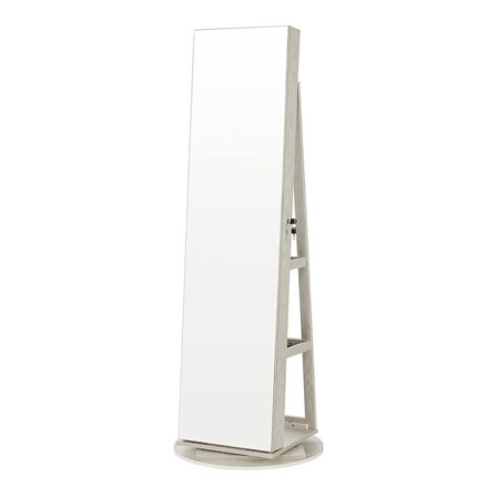 Roterbart Spegelskåp för smink & smycken - Vit