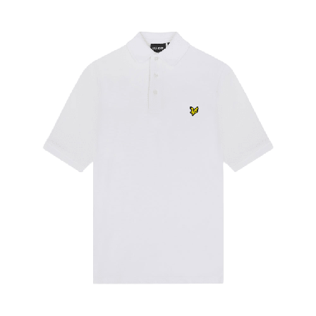 Lyle & Scott Plain Polo Shirt Skjortor blusar Herr Vit 164/170