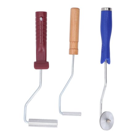 Fiberglass Rulleverktøysett 3 stk. Aluminiumslegering Resin Lamineringsbobleruller for Badekar Dusj Båtreparasjon