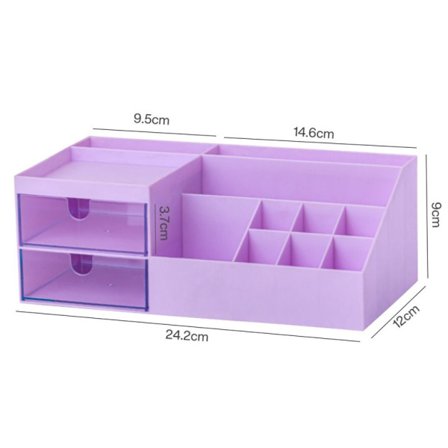 Desktop Organizer Oppbevaringsboks for kontorrekvisita LILLA