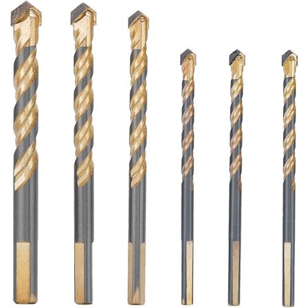 6-pack glasborr 3 x 6 mm, 8 mm 10 mm 12 mm keramikborr keramikborr för glasplattor marmor