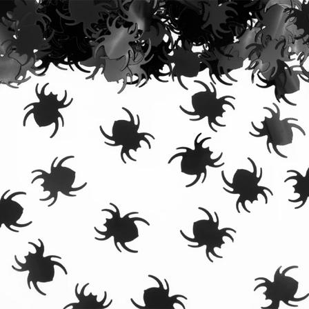 Halloween Foliekonfetti Svarta Spindlar 15g - Partyninja.se