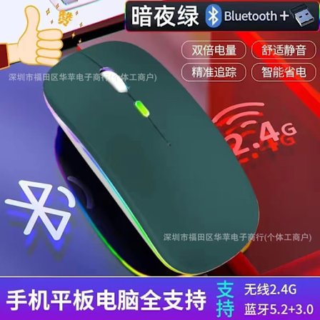 Fodral för iPad 10 10.9" Midnattsgrön Bakgrundsbelyst Laddningsmus Roterande Bluetooth-tangentbordsskydd