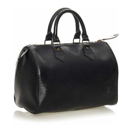 Louis Vuitton Vintage, Pre-owned Bag Zwart, Dames, Maat:ONE Size,leather