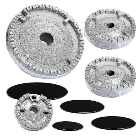 Spishätta Set för Spis, Uppgraderad Spislock, Gasbrännare Lock, Passar Gasspisar