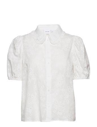 Viimina 2/4 Sleeve Shirt White Vila