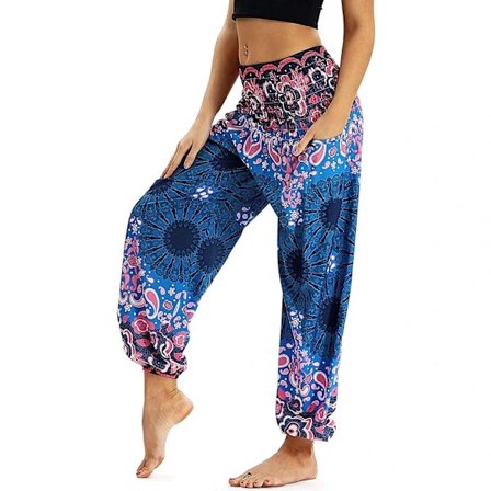Dam Hippie Haremsbyxor Strandbyxor Yogabyxor