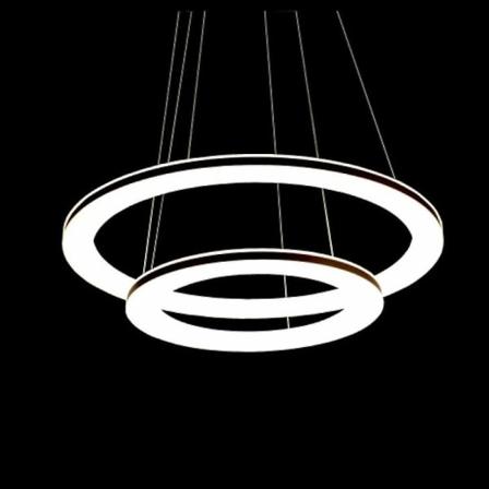 1-lamppuinen 40 cm LED-riipusvalaisin Metalli Akryyli Ympyrä Moderni