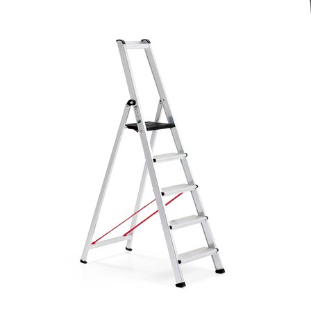Profi-Alu-Stufenstehleiter UPWARD, 5 Stufen, H 1100 mm