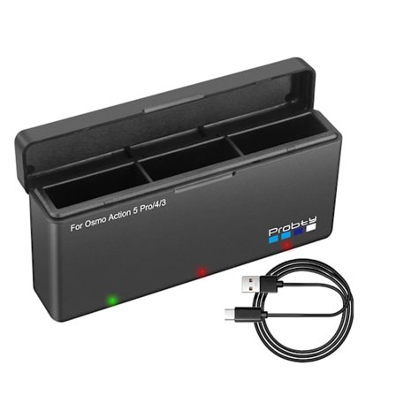 2200mAh för DJI Osmo 360 Action 5 Pro Action 4 batteri och laddare för DJI Osmo Action 5 Pro Tillbehör