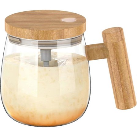 400 ml Självrörande Kaffemugg med Handtag 7000 rpm Elektrisk Höghastighetsomrörare (FMY)