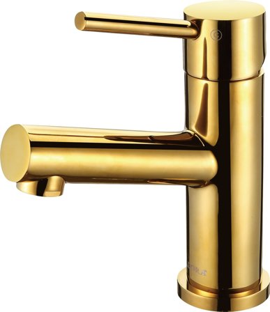 Adora Imperia Blandebatteri med popup-ventil, gull, Baderom