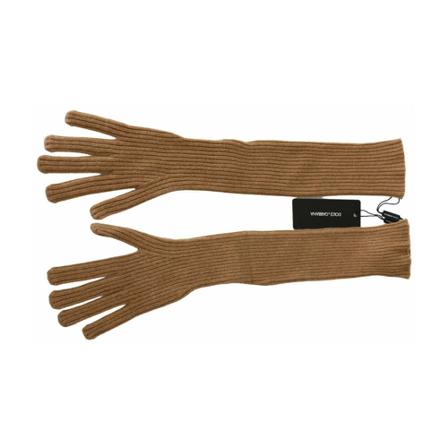 Dolce & Gabbana Gloves , Bruin , Dames , Maat: L Handschoenen