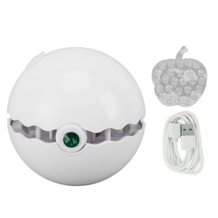 Mini Opvaskemaskine USB Opladning 1200mAh IP67 Vandtæt Høj Hastighed Rotation Opvaskemaskine til Tallerkener Skåle Gafler Grøn