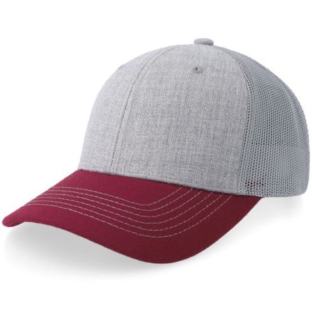 Equip - Grå trucker Keps - Heather Grey/Wine Trucker @ Hatstore