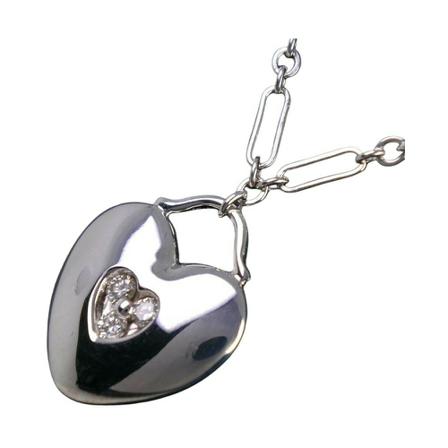 Tiffany & Co. Pre-owned, Necklace Grijs, Dames, Maat:ONE Size,Zilver