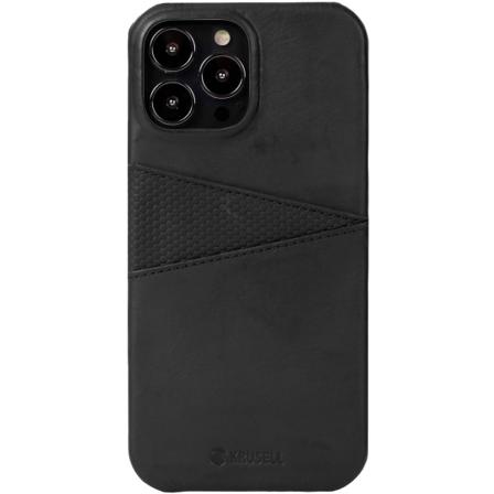 Leather Cardcover Iphone 13 Pro Svart