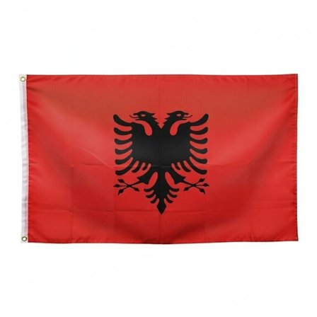 Albania Lippu - 150 x 90 cm