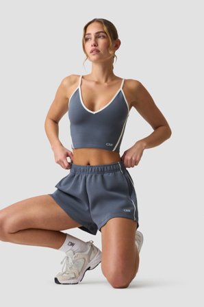 Contrast Lounge Shorts Misty Blue