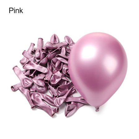 100st 5inch Latex Ballong Uppblåsbara Leksaker ROSA