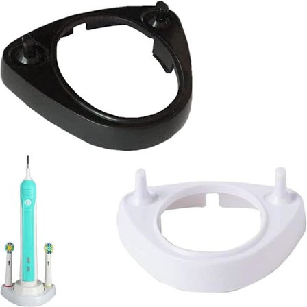 2 stk. elektriske tandbørsteholdere stativ elektriske tandbørstehoveder holder til elektrisk tandbørste base til badeværelse