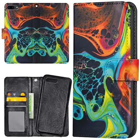 iPhone 7/8 Plus - Lommebok Deksel Marmor