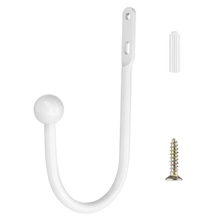 Gardinholdere Vægmonteret Vinduesbehandling - Badeværelses Gardin Tieback Draperi Holder Krog til Hjemme-Køkken Dekoration