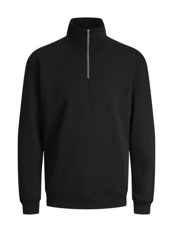 Jjebradley Sweat Half Zip Noos Tops Sweat-shirts & Hoodies Sweat-shirts Black Jack & J S