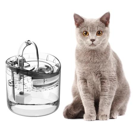 1,8l Elektrisk Transparent Kattvattenfontän För Katter