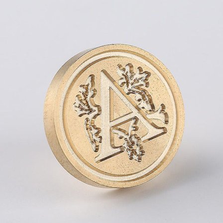 Elite Messing Retro Alfabet Initialer Voksstempling Stempel 26 Bokstaver A-z Voksstempel Stempel For Postdekorasjon Diy Kortlaging