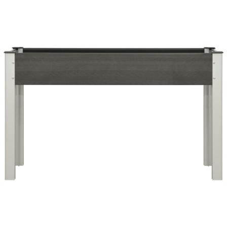 Vidaxl Odlingslåda Upphöjd 125x40x75 Cm Wpc Grå Grå