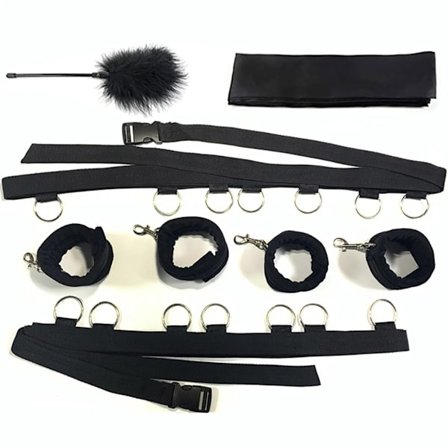 BDSM Sänky Bondage Kahleet Käsiraudat Avoimet Jalat Jalkaraudat Pariskunnat Flirttailu Orjaleikit Sidonta Raajojen Bondage Set Seksi Lelut