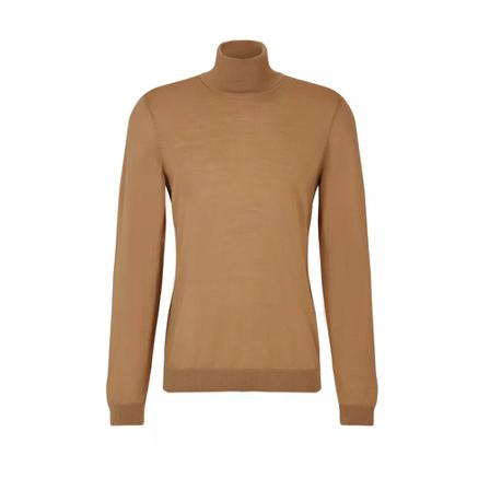 Boss, Turtlenecks Beige, Heren, Maat:L