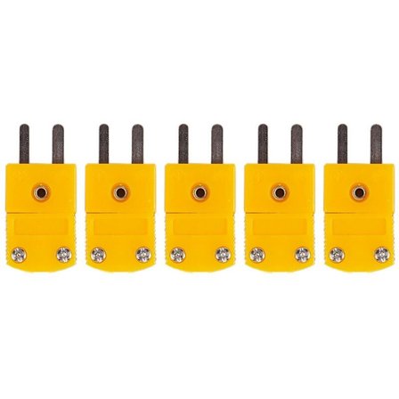 5 stk RTD kredsløb Type K termoelement sensor temperatur stik gul