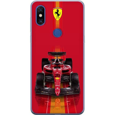 Yhteensopiva Puhelinkuori Xiaomi Xiaomi Mi Mix 3 Ferrari Formula 1 -auto ikonisessa punaisessa muotoilussa urheilullisella tarkkuudella