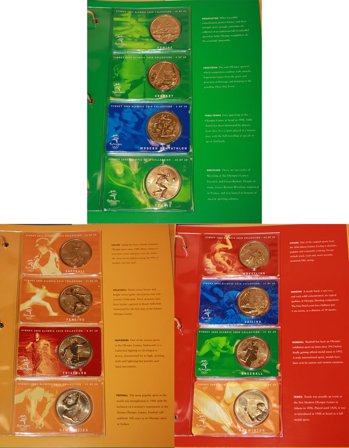 Australien 2000 - 24 erindringsmønter i 1 album
