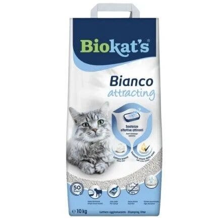 Biokat's Bianco Attracting Lettiera In Argilla Naturale Per Gatti