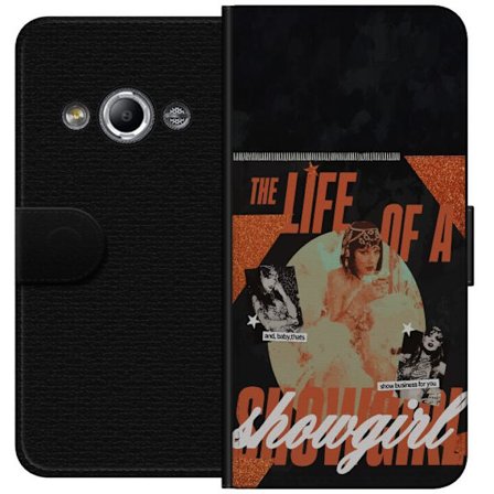 Yhteensopiva Lompakkokotelo Samsung Galaxy Xcover 3 Taylor Swift Elämäntapa Showgirl - Sininen Lavatyyli Konserttikuningatar Tyyli