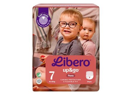 LIBERO Blöja Up&Go 7 S3 16-26kg 24/fp - Lyreco - Sjukvård och omsorg - Hygien - Barnblöjor
