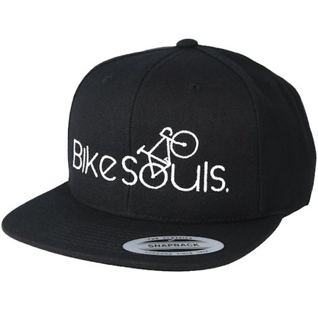 Bike Souls - Black - snapback - Cap - Bike Souls Black/White Snapback - Hatstore