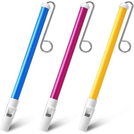 3 stk Slide Whistle Musikalske Spill Trening Pedagogisk Leker Med Rustfritt Stål Glide Stenger For Barn Gutter Jenter