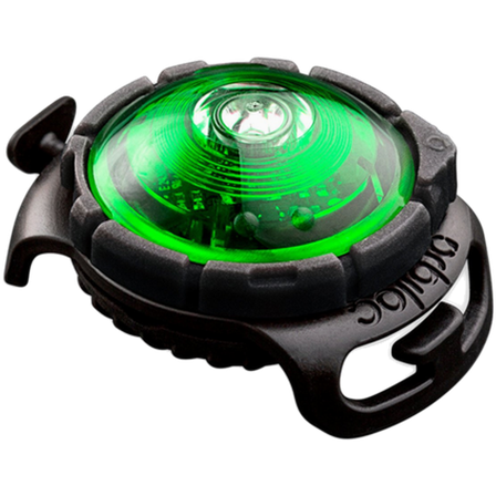 Orbiloc - Safety Light Dog Dual LED - With Quick Mount & Adjustable Strap Green 5 km - Hund - Halsbånd - ZOO.no