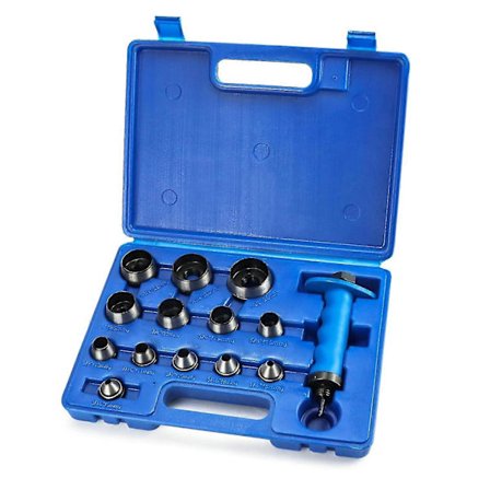 14 stansar 5-35 mm, läderstansar, hålslag