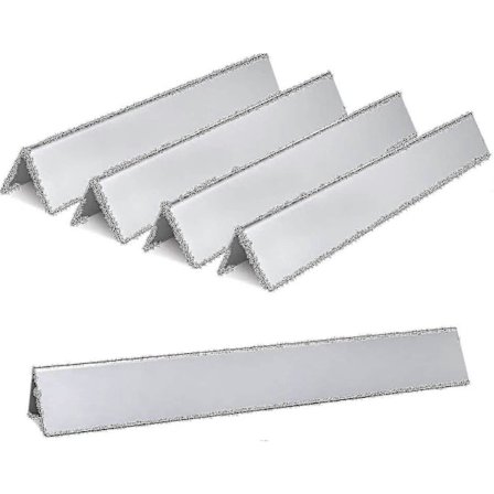 15,3-tommer holdbare Flavorizer-stænger til Weber Spirit E-310 E-330, Spirit 300-serien (frontmonteret Contr E