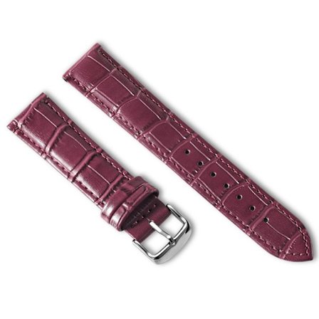 Ægte læder urrem udskiftning Quick Release urremme kompatible mænd kvinder 22mm