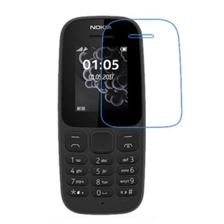 Nokia 105 Kirkas HD LCD silikooninen pehmeä näyttö suojakalvo - Transparentti