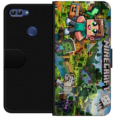 Kompatibel Tegnebogsetui til Huawei P smart Lady Gaga The Fame sort-hvidt portræt med store solbriller i minimalistisk pop-æstetik