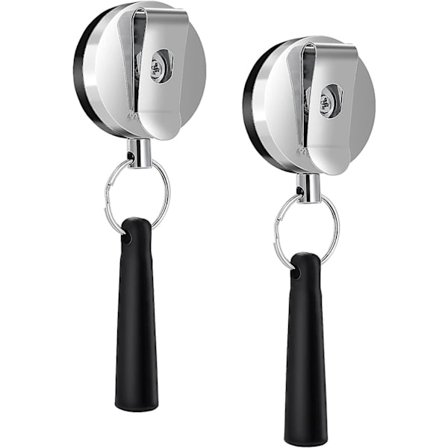 2 Pakk Heavy Duty Tilbagetrækkelig Pull Pen Blyant Holder, Ideel Greb Til Markører Og Tømrerblyanter, Strækbar Silikon Blyant Holder Til Tømrere, Wai