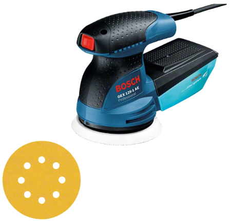 Bosch GEX 125-1 AE Eksentersliper 250 W, Maskiner